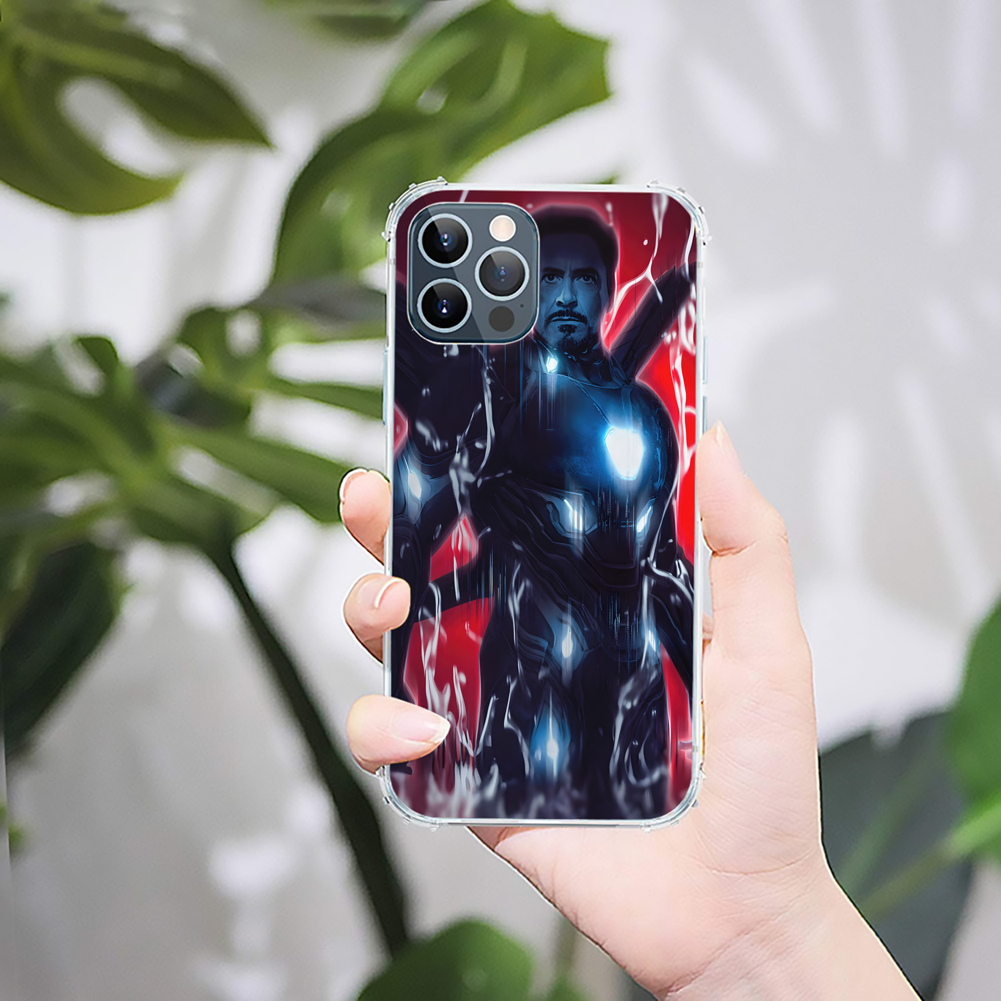 （画像用） アベンジャーズ The Avengers 【iPhone 12シリーズ対応】透明スマホケース（クリアソフトケース）